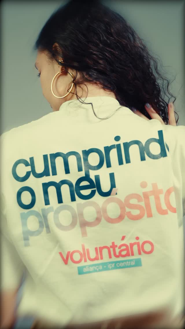 Voluntária do Aliança em momento de gratidão